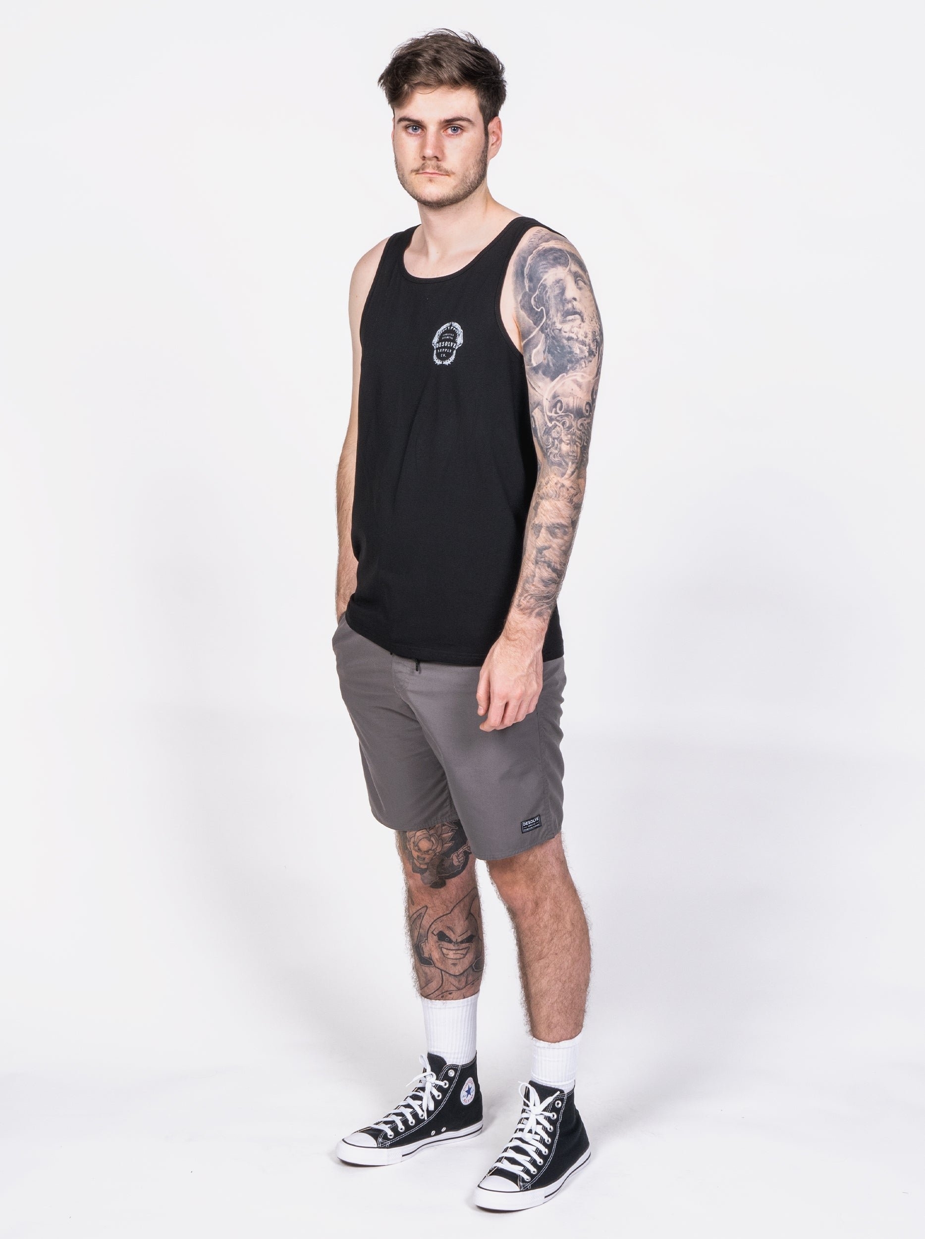Desolve Jaws Mens Singlet
