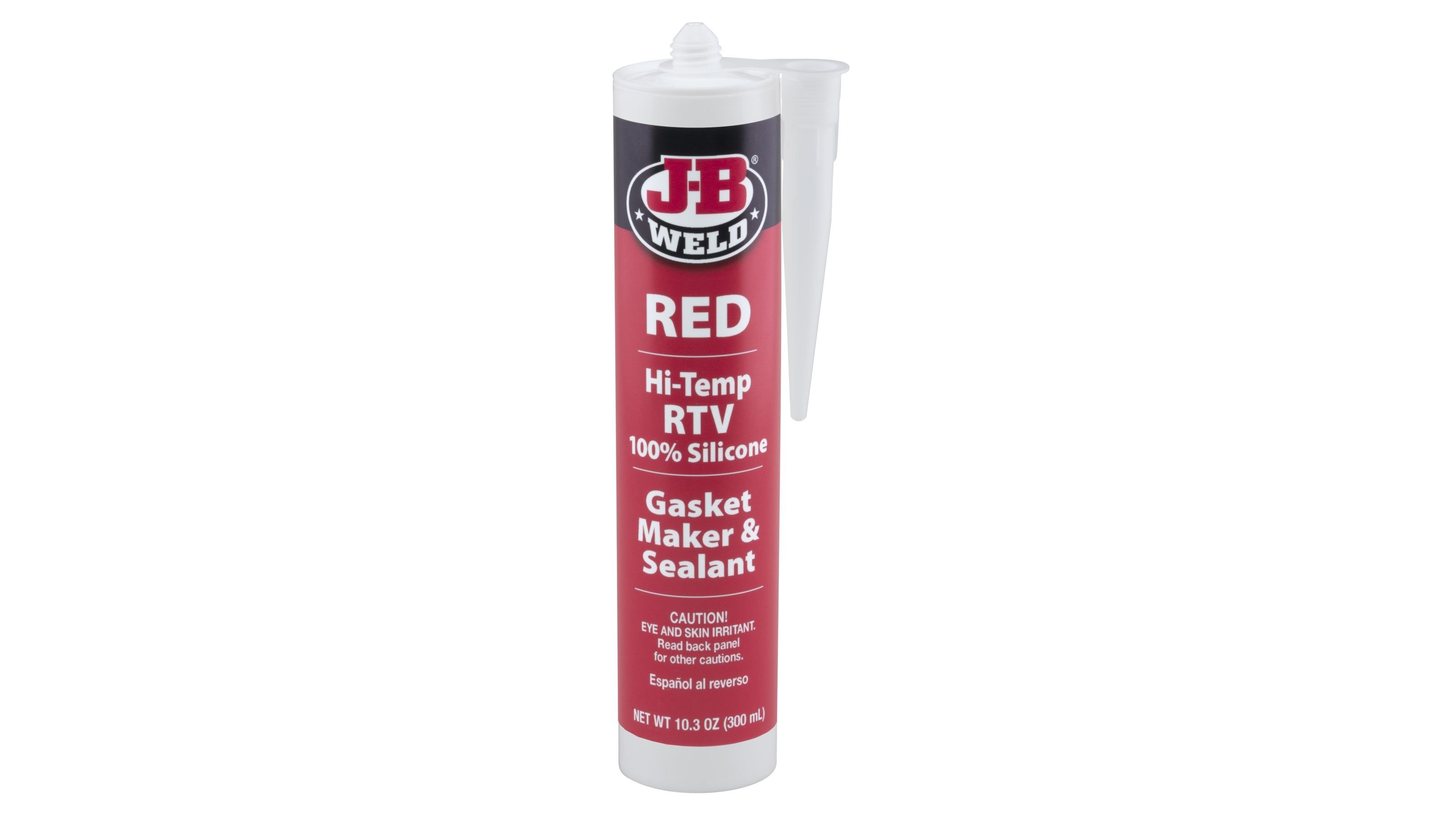 J-B Weld Hi-Temp Red RTV Silicone Gasket Maker & Sealant 300ml