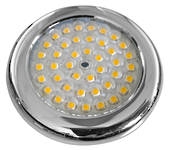 PUCK-42 LED Light Round Chrome 85mm 12V