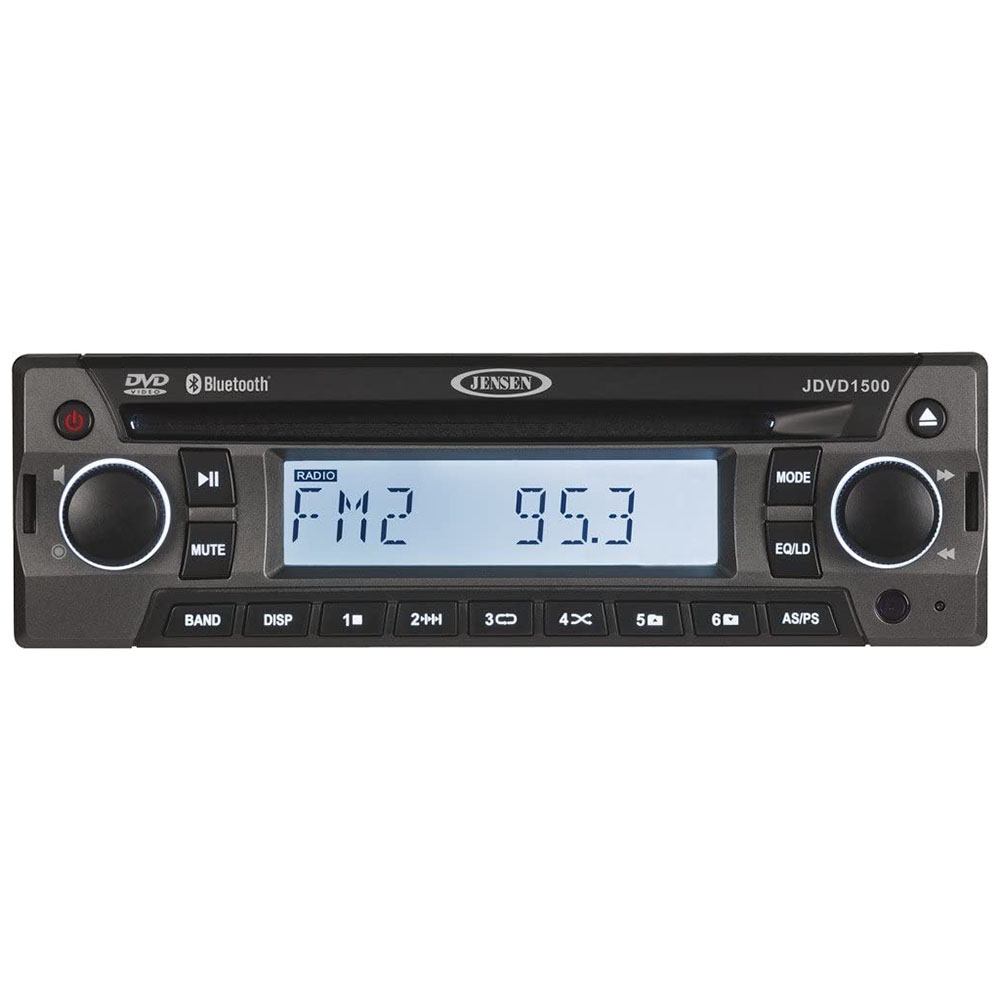 Jensen JDVD1500 AM/FM/CD/DVD/Bluetooth Player 12v