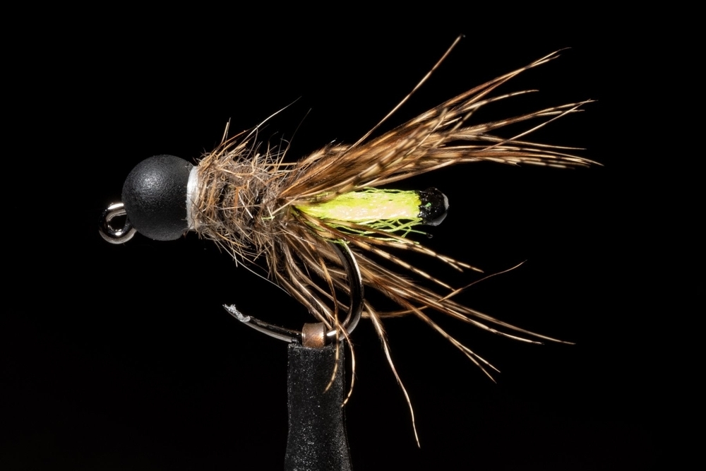 Manic Tackle Project Jig BTB Peeping Caddis Nymph #14