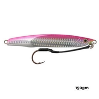 Black Magic Knife Jig 150g Silver/Red Thumbnail Black Magic Knife Jig 150g Silver/Red