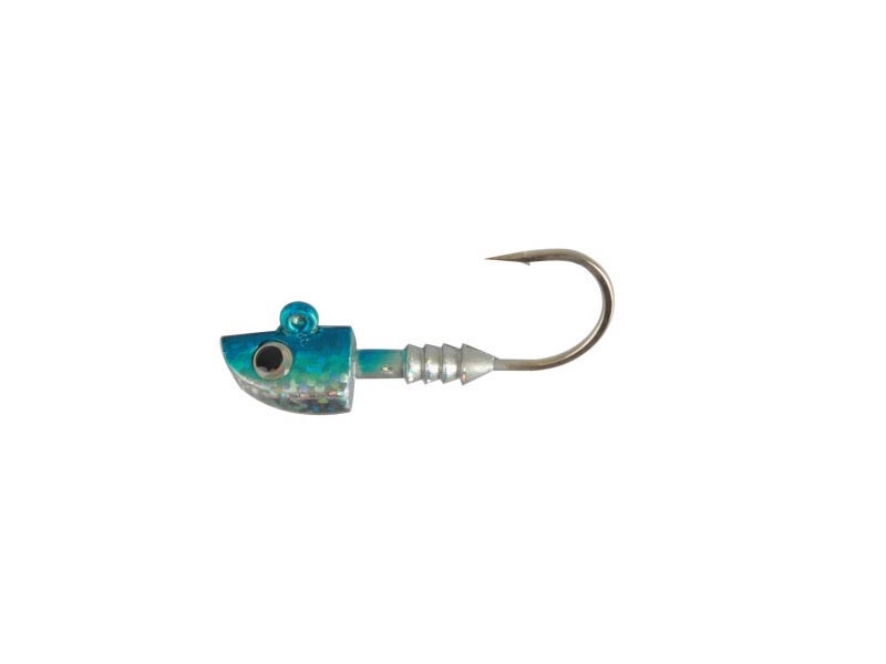 Jiggy's Jig Heads 2/0 14g Blue Qty 4