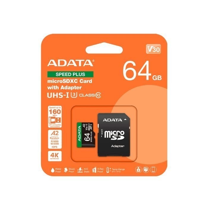 ADATA Speed Plus Micro SDXC Card 64GB