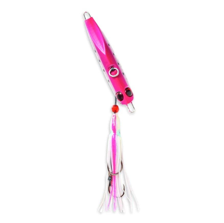 Ocean Angler Jitterbug Inchiku Lure 130g Pink White