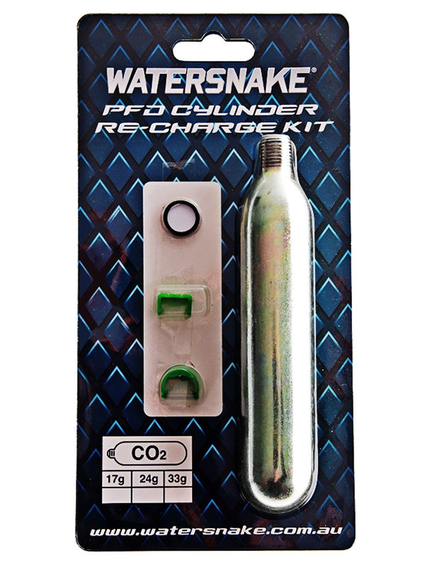 Platinum Replacement CO2 Gas Cylinder for Inflatable Life Jacket 33g