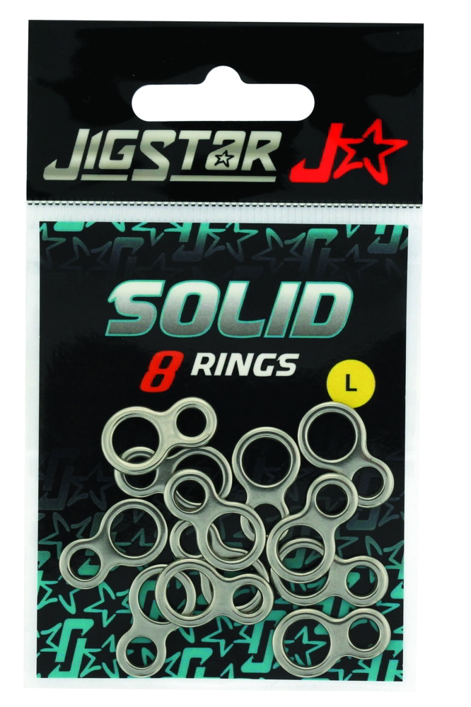 Jig Star Figure 8 Solid Rings Medium Qty 14