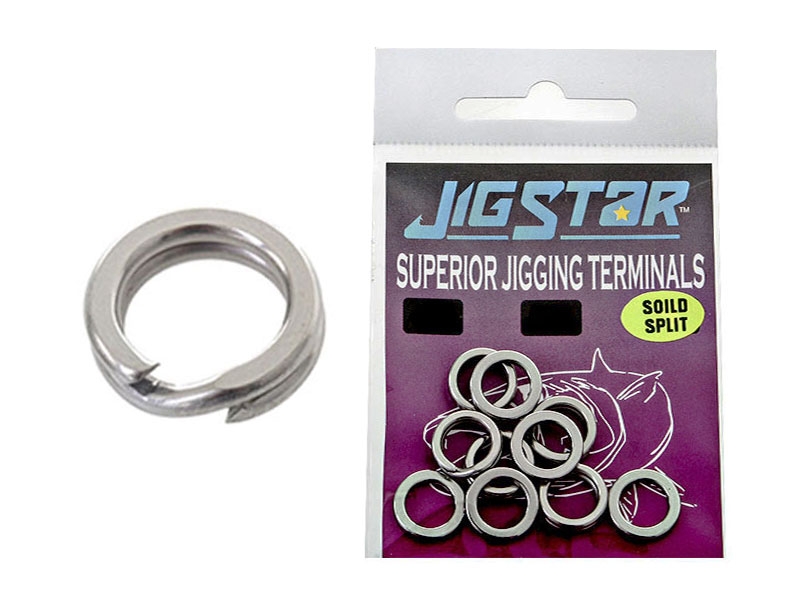 Jig Star Split and Solid Ring Medium Qty 10