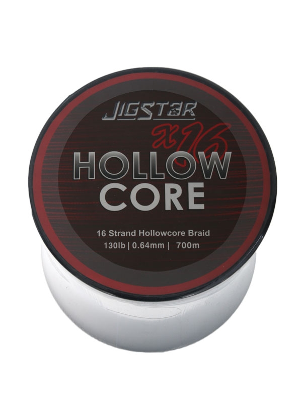 Jig Star X16 Hollow Core Braid White 700m 130lb