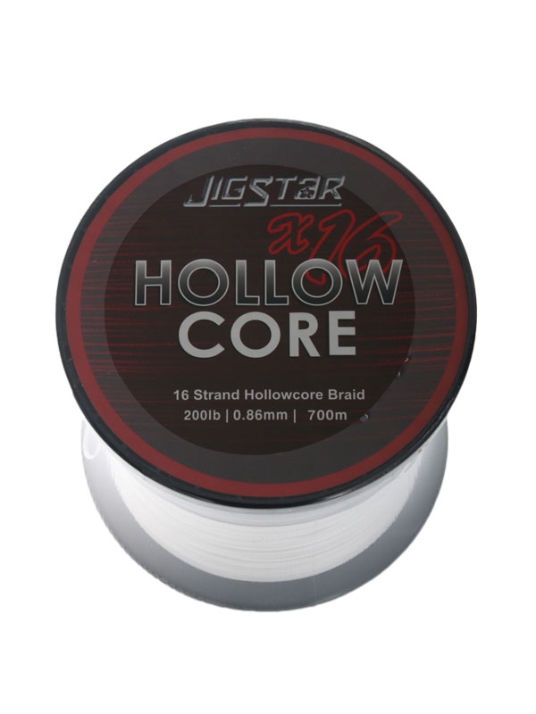 Jig Star X16 Hollow Core Braid White 700m 200lb