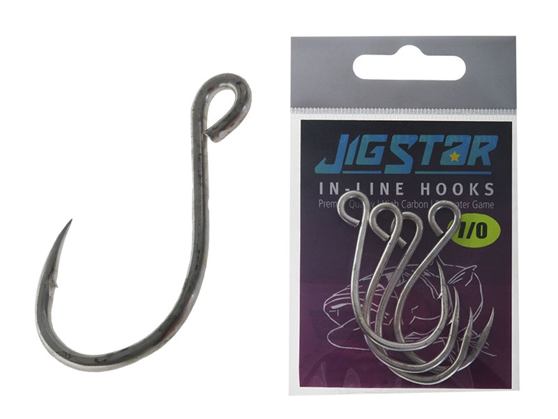 Jig Star In-Line Popper and Stickbait Hooks 8/0