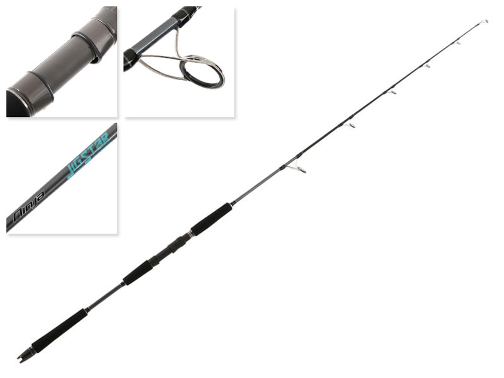 Jig Star Ninja Spinning Light Jigging Rod 5'2'' PE2-5 1pc Jig Star Ninja Spinning Light Jigging Rod 5'2'' PE2-5 1pc