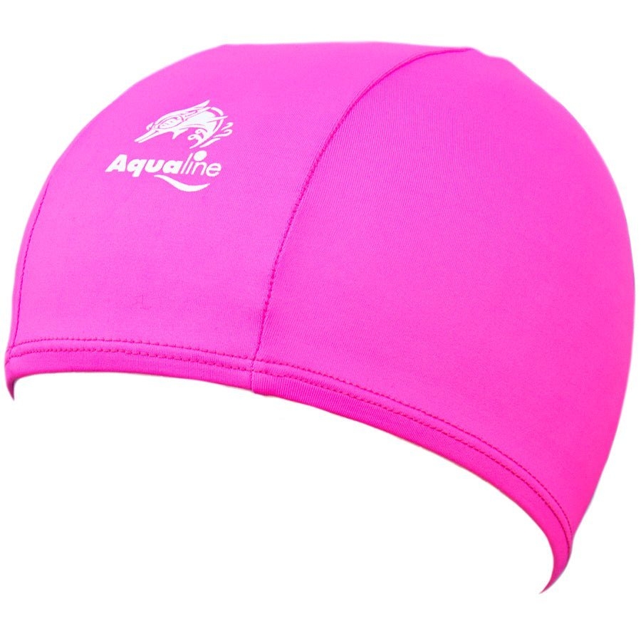 Aqualine Junior Lycra Swim Cap Pink
