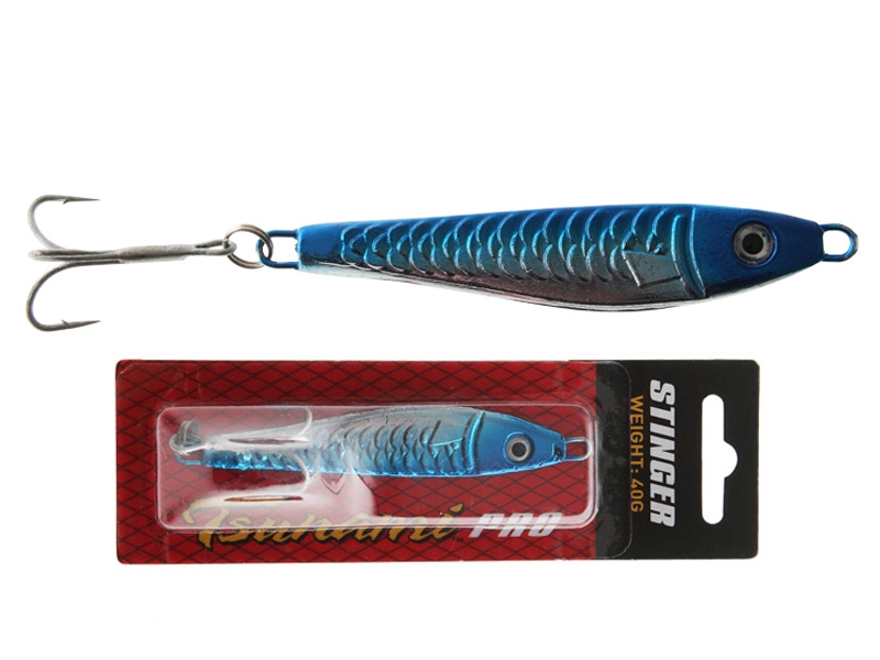 Tsunami Stinger Saltwater Metal Lure Blue/Silver 40g