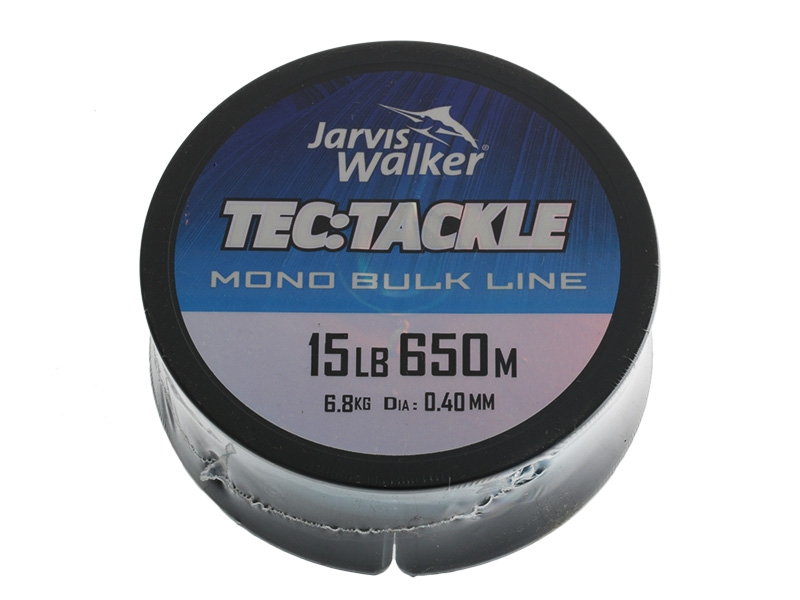 Jarvis Walker Bulk Monofilament Line 1/4lb Spool Blue 650m 15lb