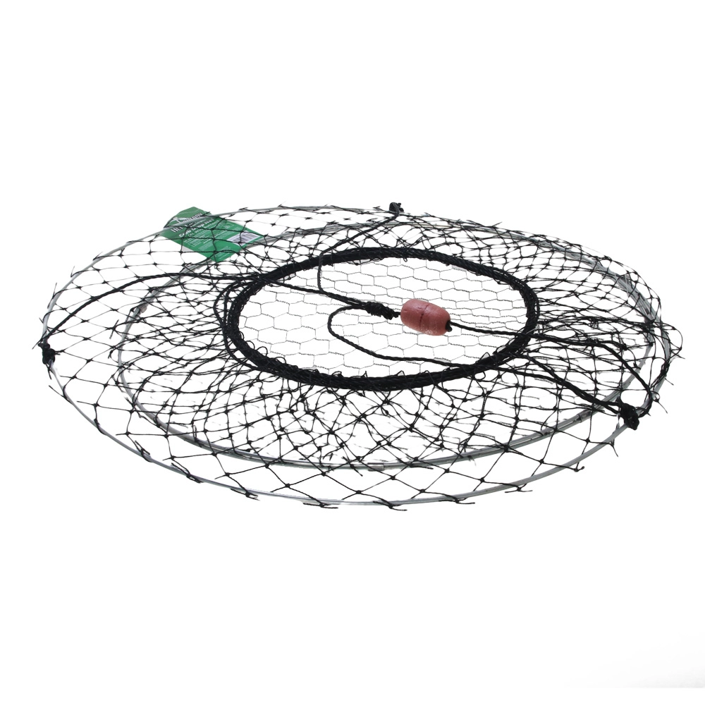crab fishing net for sale Portable & Basket - Foldable Trap Zinc galvanized steel construction prevents rust on upper and lower rings. Shurhold 1822 Crab Net Durable