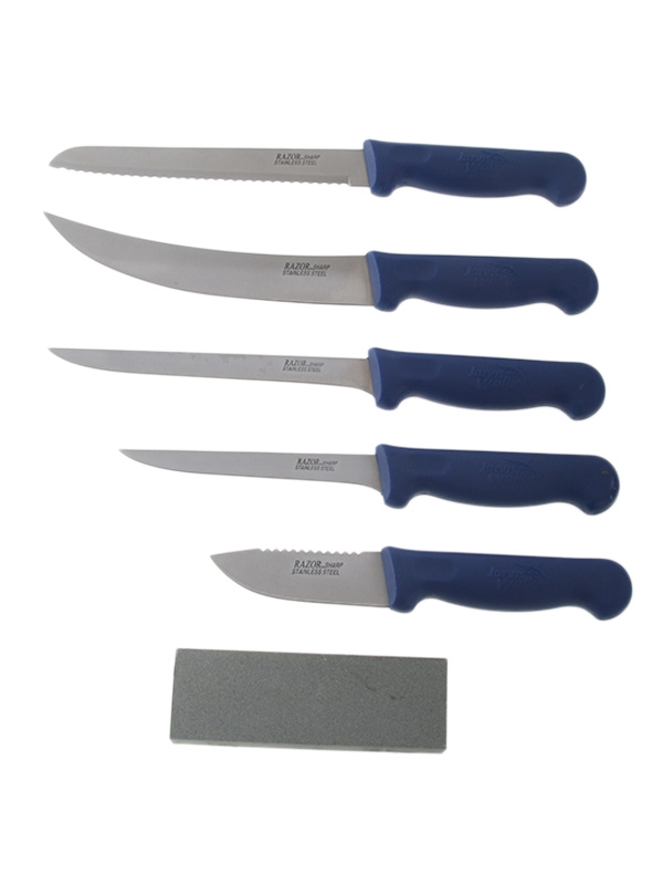 Jarvis Walker Saltwater Deluxe 6 Piece Knife Kit