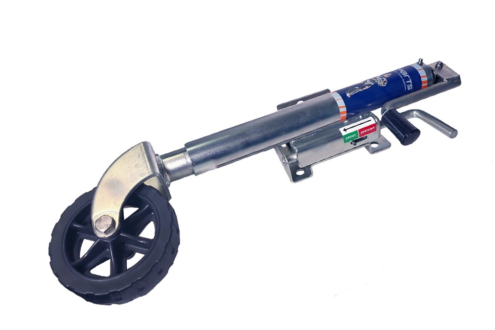 Trailparts Vertical Pin 6in Plastic Wheel 175kg High Bracket