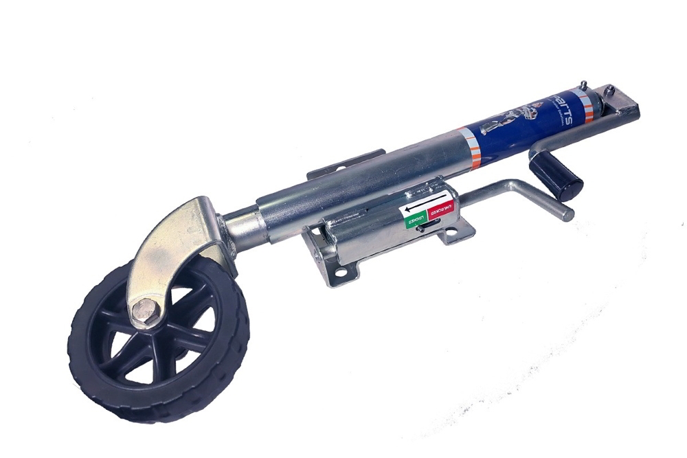 Trailparts Vertical Pin 6in Plastic Wheel 150kg Low Bracket