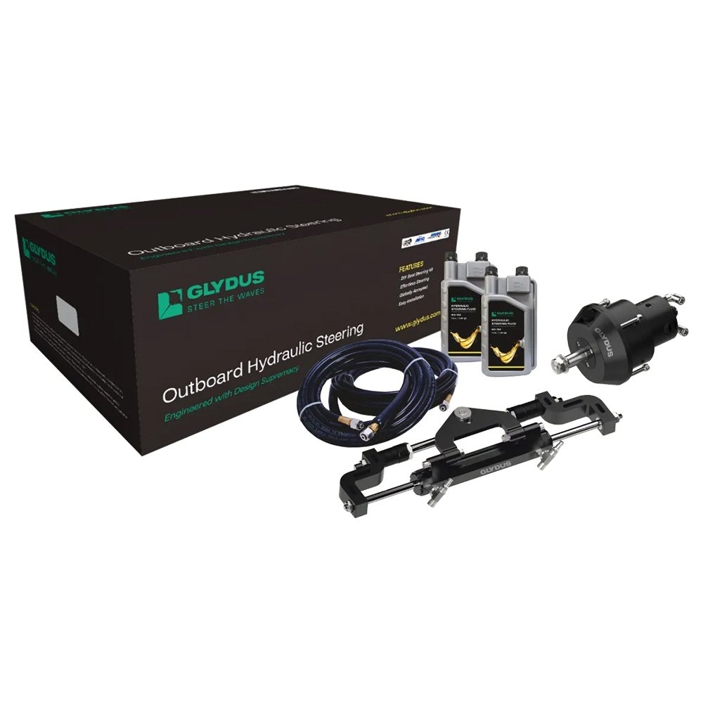 Glydus K115 Hydraulic Boat Steering Kit Single Outboard up to 115 HP