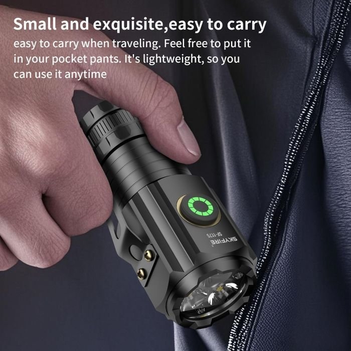 SKYFIRE 1175 Rechargeable LED Torch 1160 Lumens