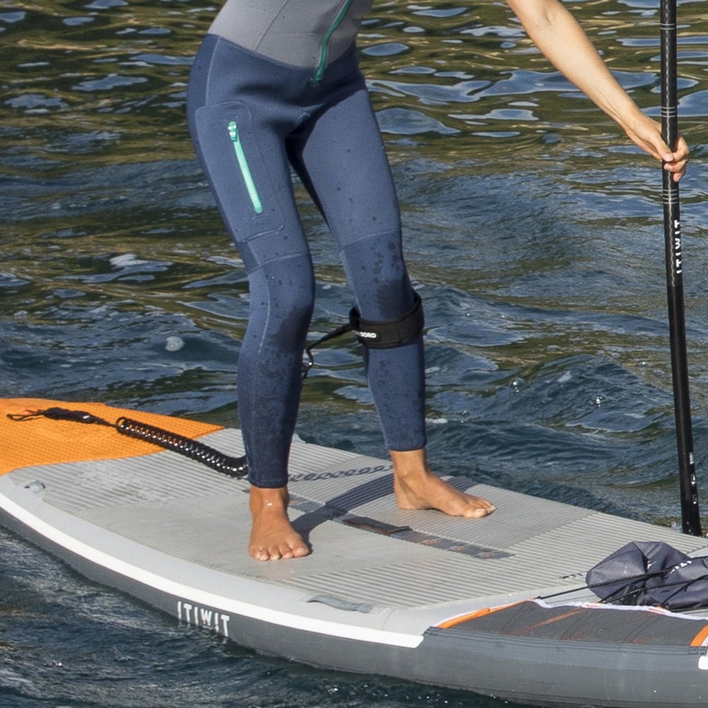 ITIWIT SUP Spiral Knee Leash 0.8-2.8m Black