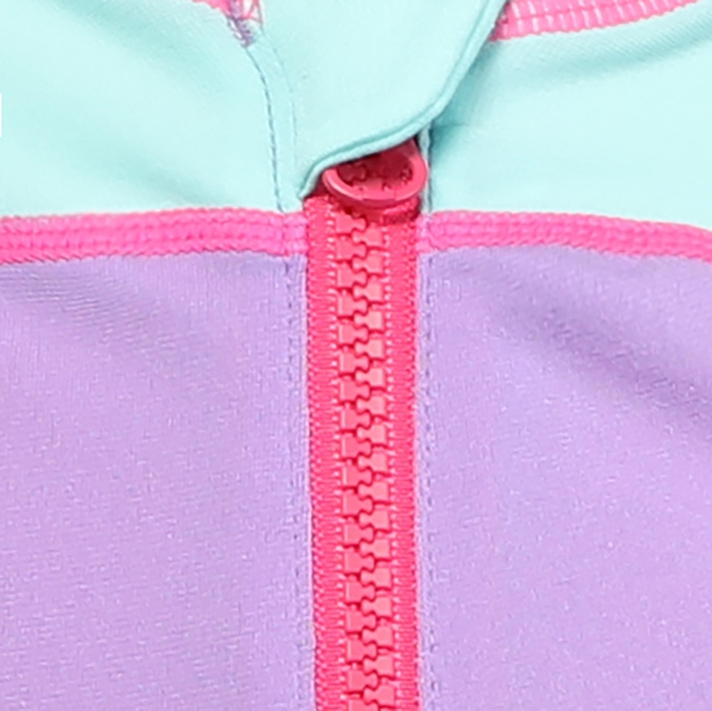 Nabaiji Girls Longsleeve Shorty Swimsuit Purple/Blue 14 Years