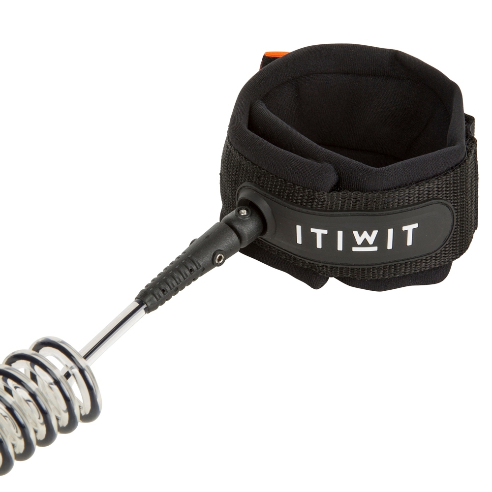 ITIWIT SUP Spiral Knee Leash 0.8-2.8m Black