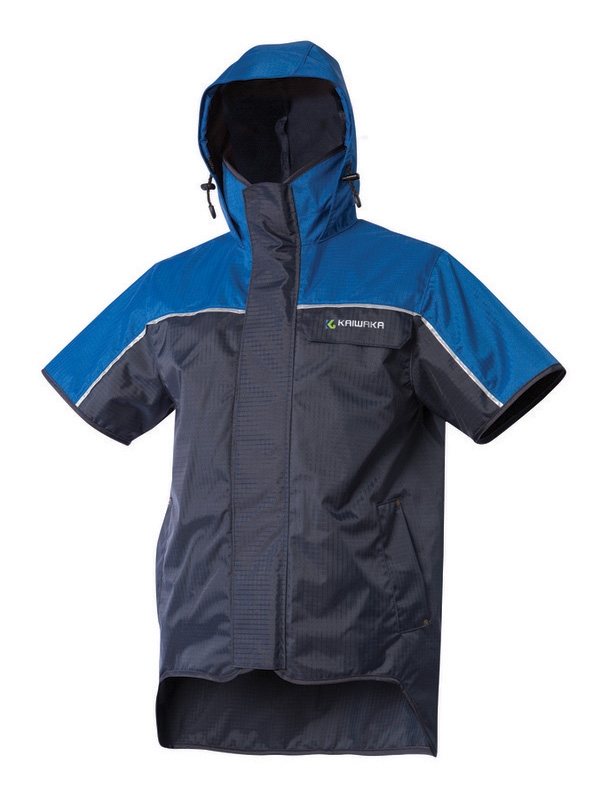 Kaiwaka Stormforce Blue Short Sleeve Hooded Jacket