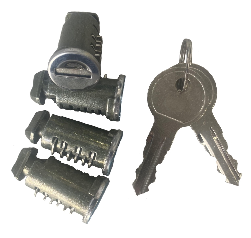 Prorack NR095 Replacement Bar Barrel Locks with Keys