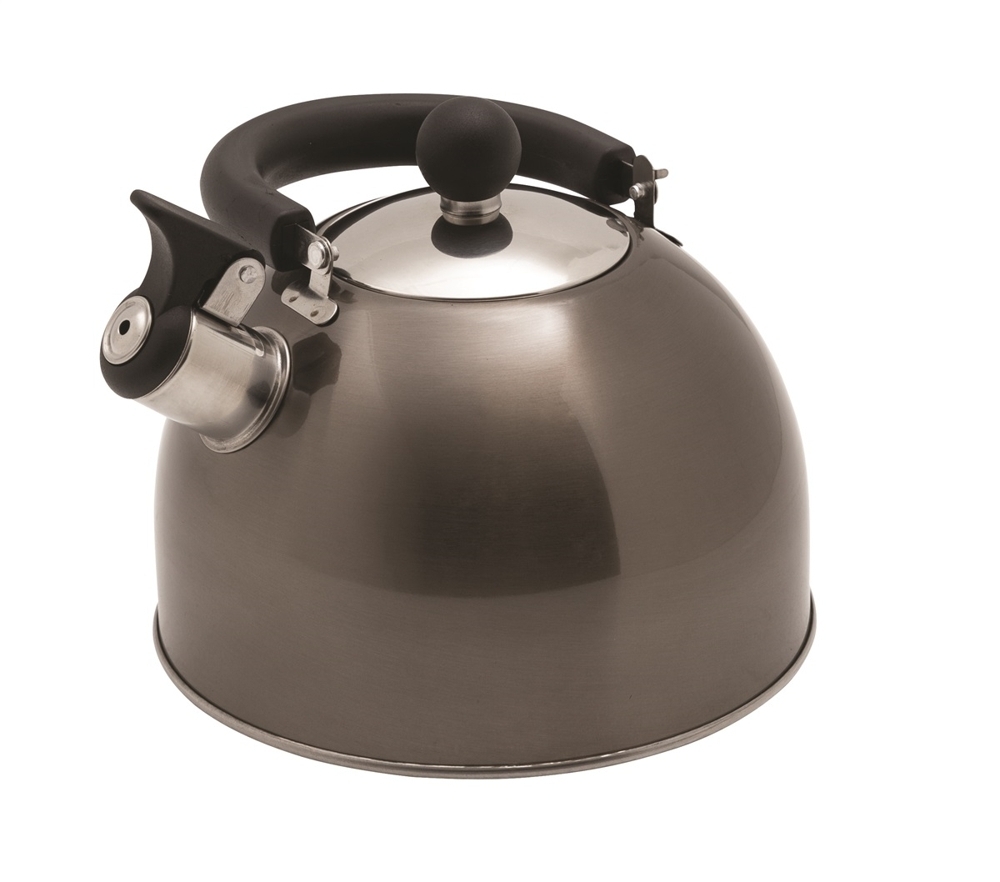 Kiwi Camping Deluxe Whistling Kettle Graphite 2.5L