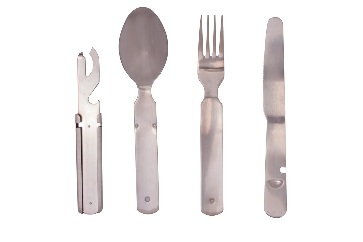 Kiwi Camping Lightweight Stainless Steel Cutlery Set