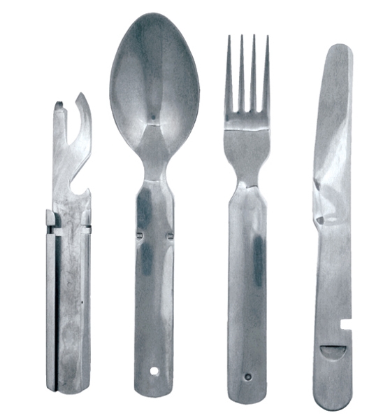 Kiwi Camping Heavy-Duty Stainless Steel Cutlery Set