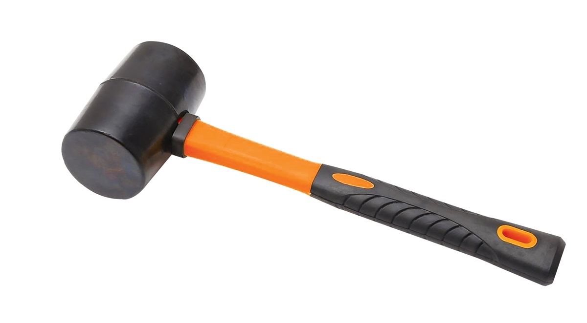Kiwi Camping Rubber Mallet with Fibreglass Handle