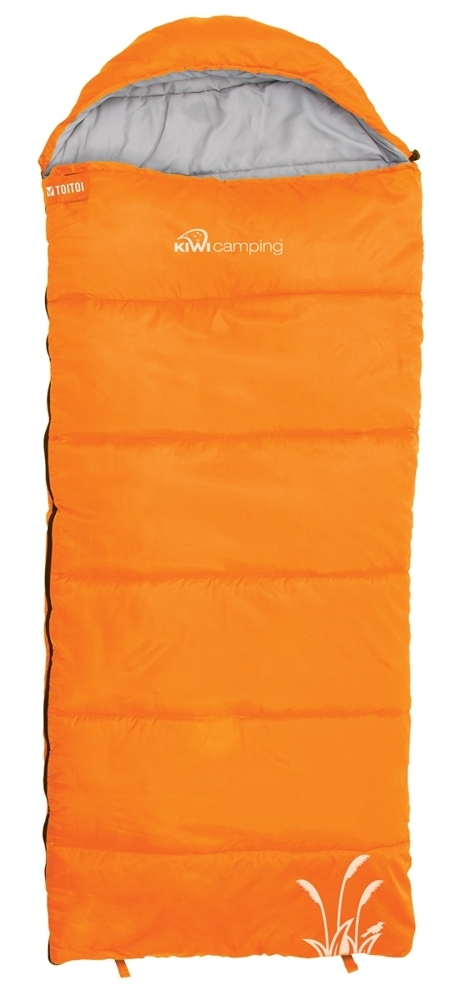 Kiwi Camping Toi Toi Kids 5C Sleeping Bag Orange