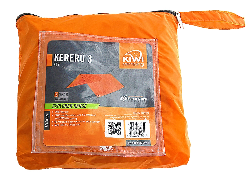 Kiwi Camping Kereru Fly 3P Tent Orange