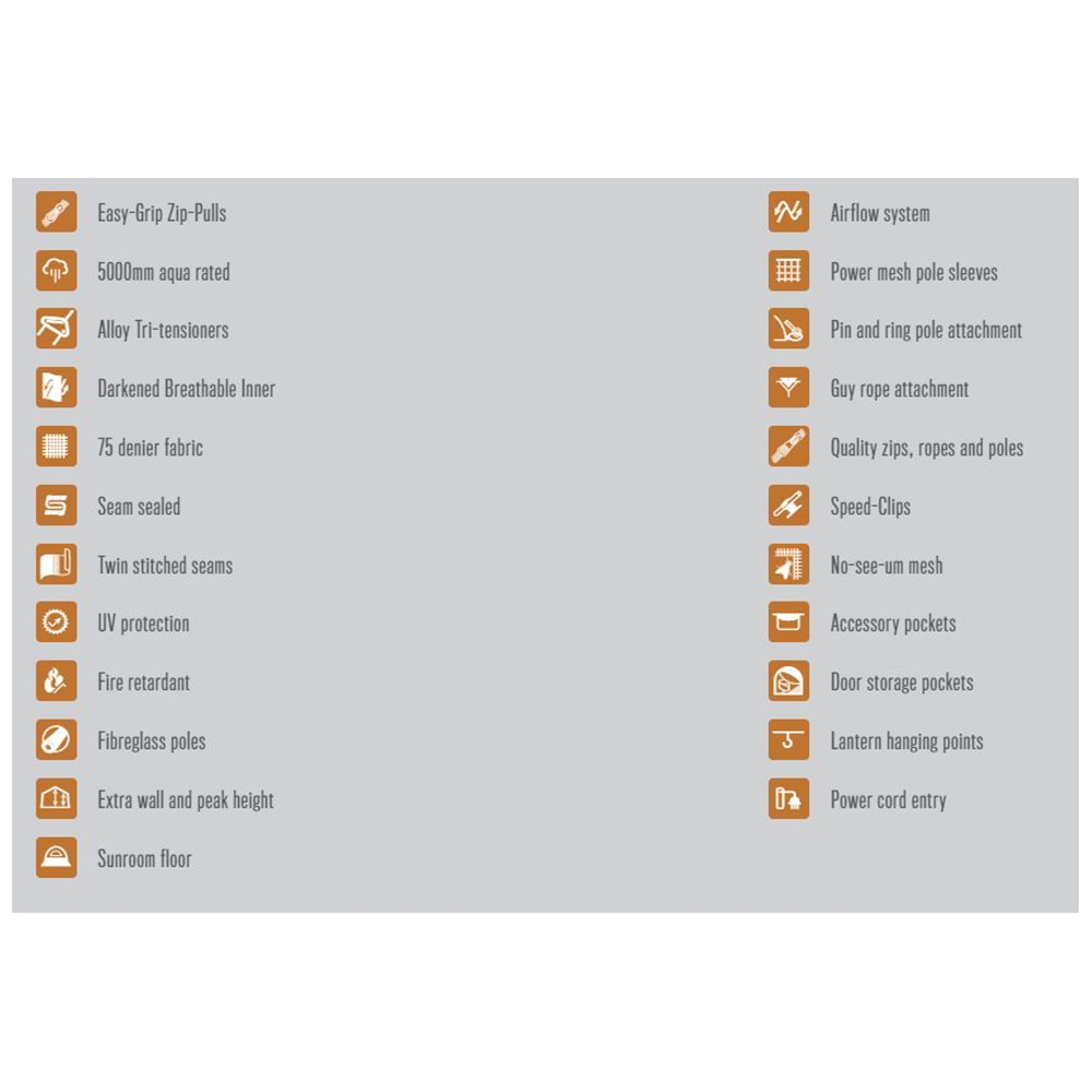 Kiwi Camping Kea 5E Recreational 5 Person Tent