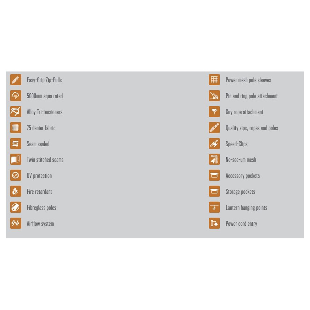 Kiwi Camping Kea 4E Recreational 4 Person Tent