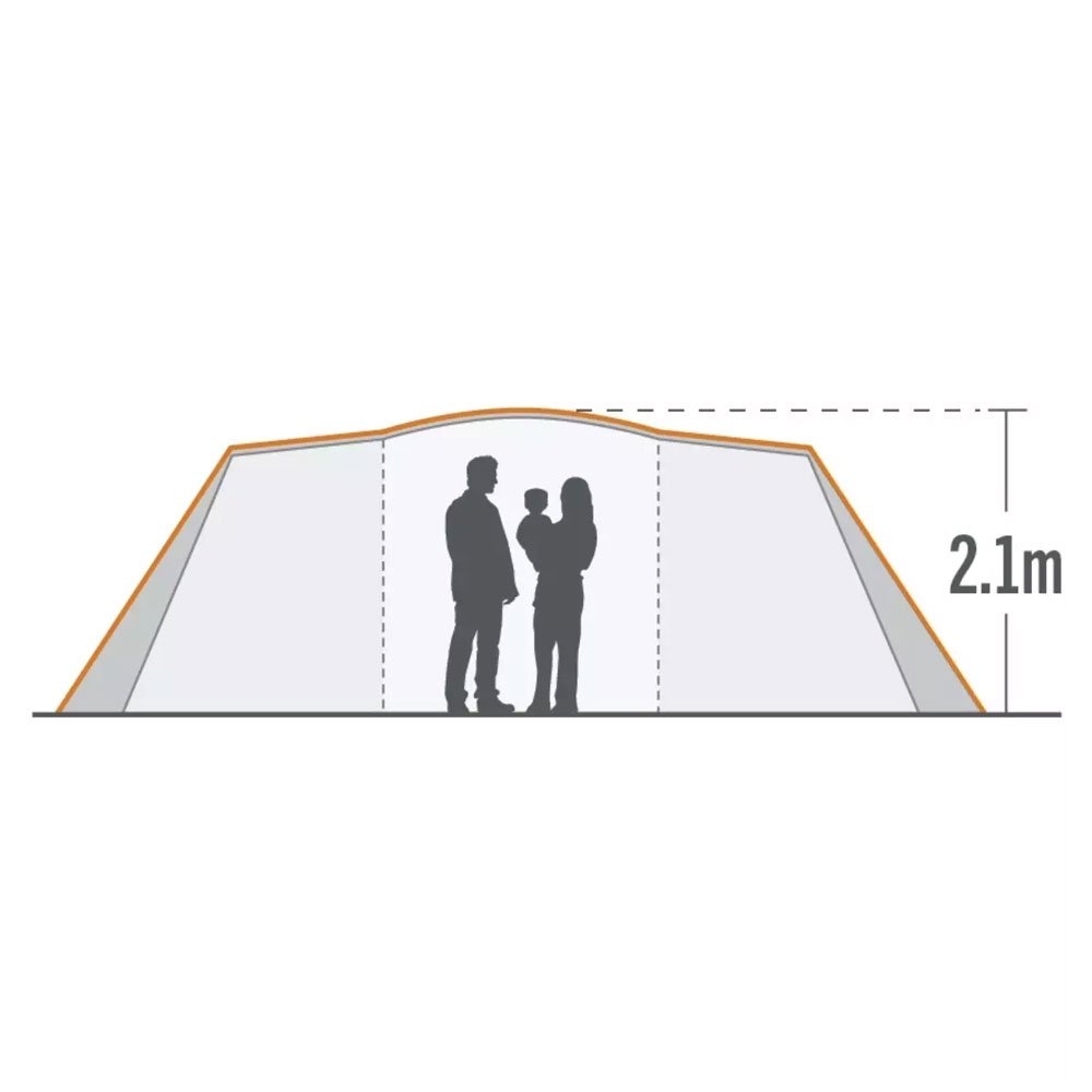 Kiwi Camping Kea 6E Recreational 6 Person Dome Tent