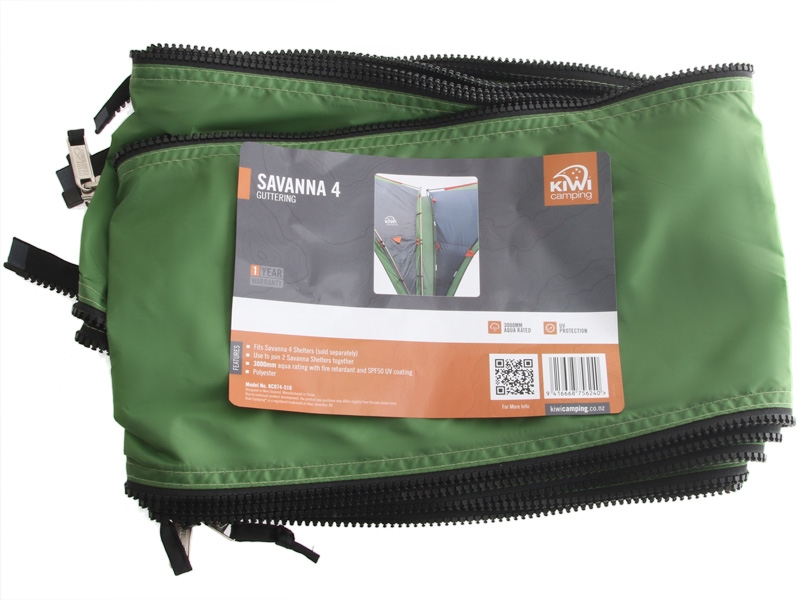 Kiwi Camping Savanna 4 Shelter Guttering System