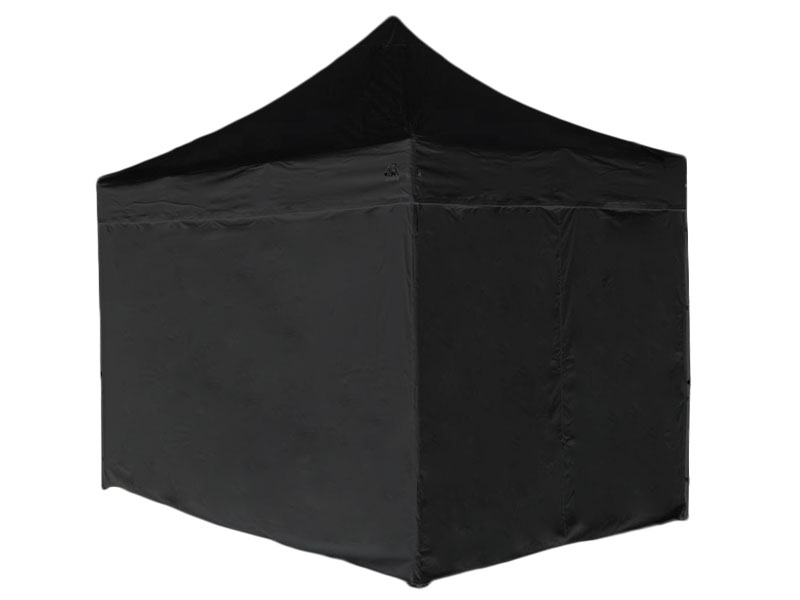 Kiwi Camping Side Curtains for 3x3 Shelter Black
