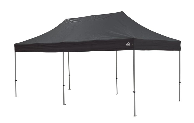 Kiwi Camping Commercial Shelter Black 6x3m