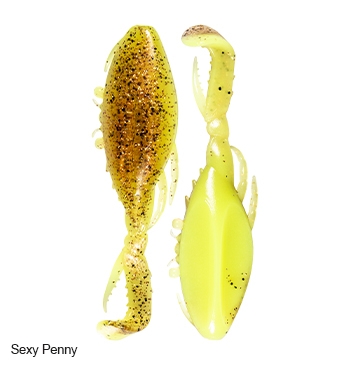 Z-Man Kicker CrabZ Soft Bait Sexy Penny Qty 3