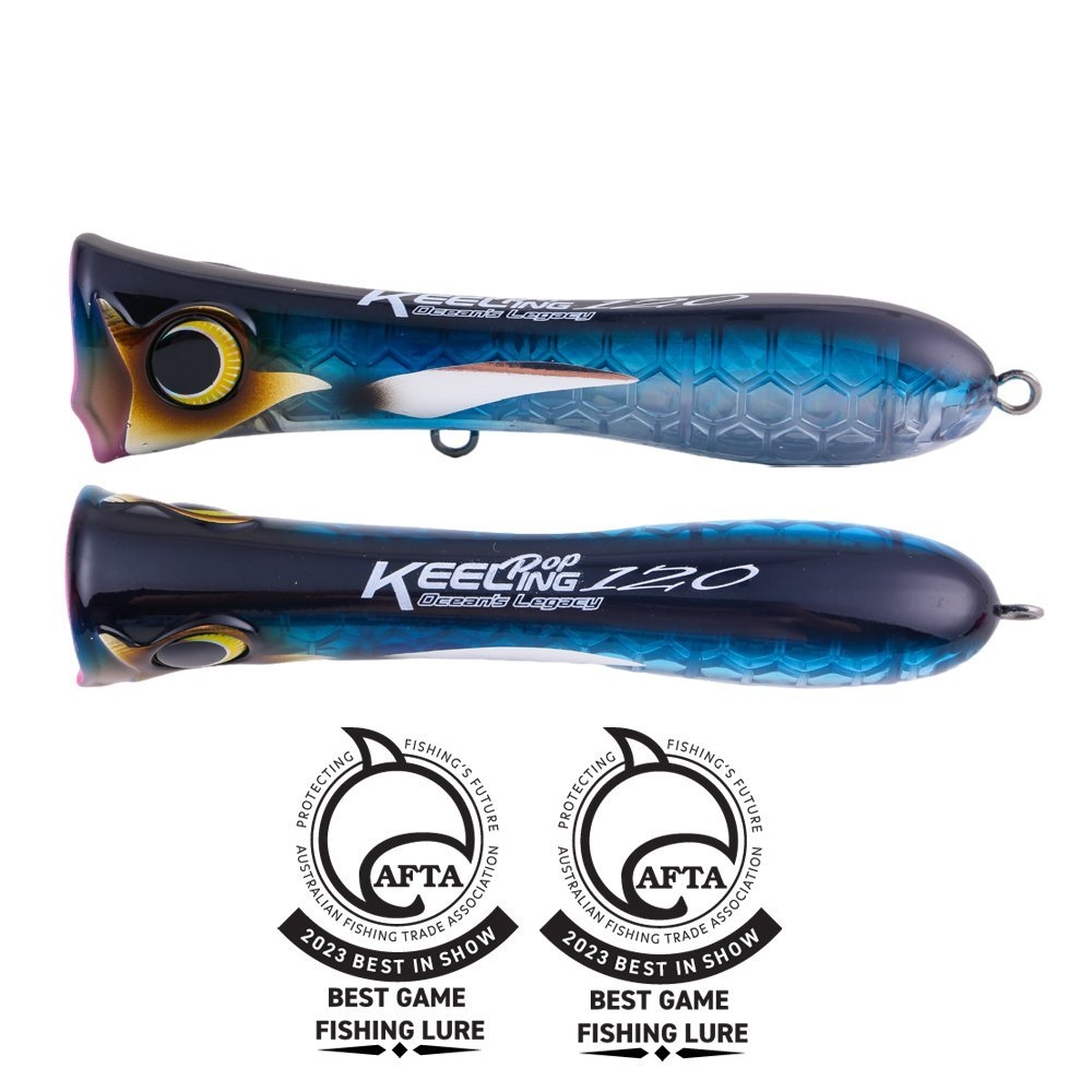 Ocean's Legacy Keeling Pop Popper Lure 140mm Pacific Flying Fish