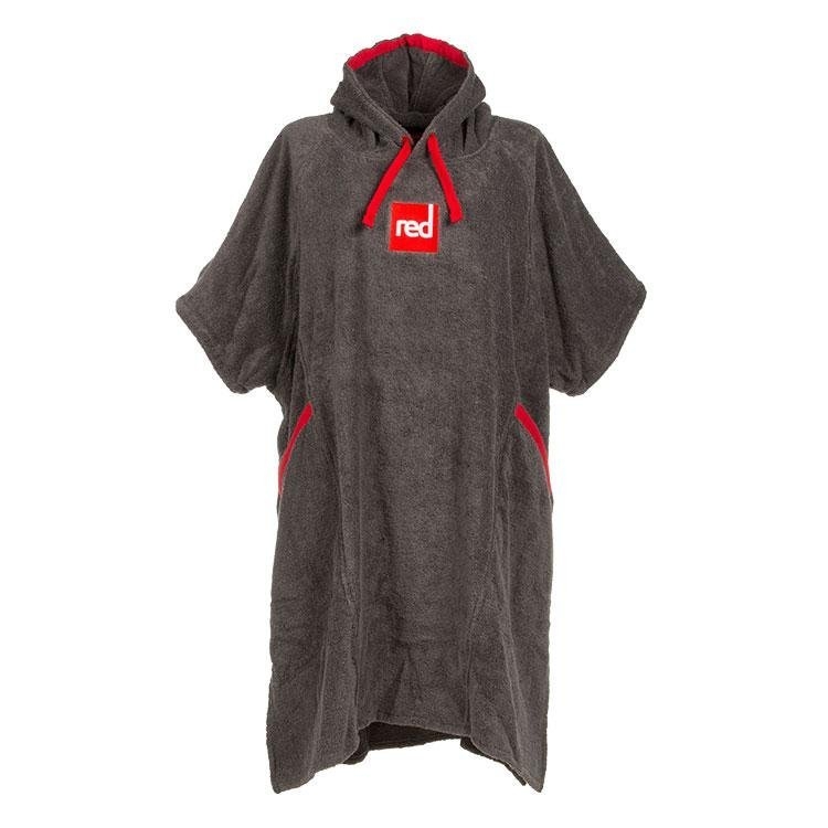 Red Original Luxury Kids Towel Robe Poncho Grey Small