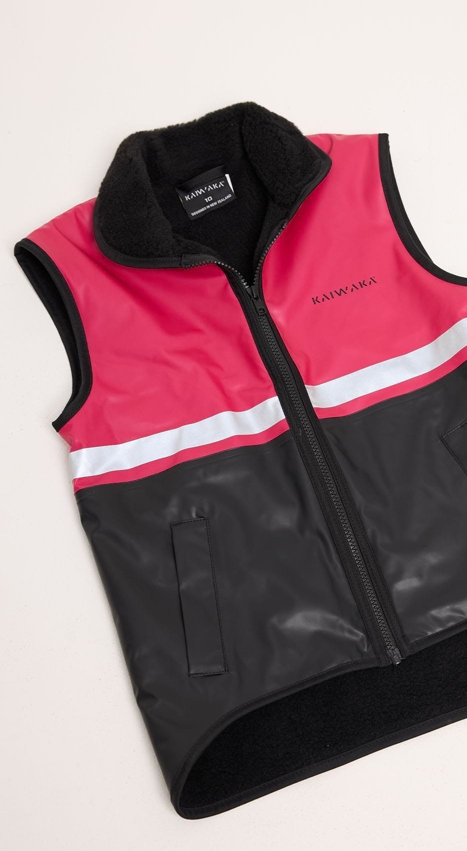 Kaiwaka Kids Vest Raspberry/Grey