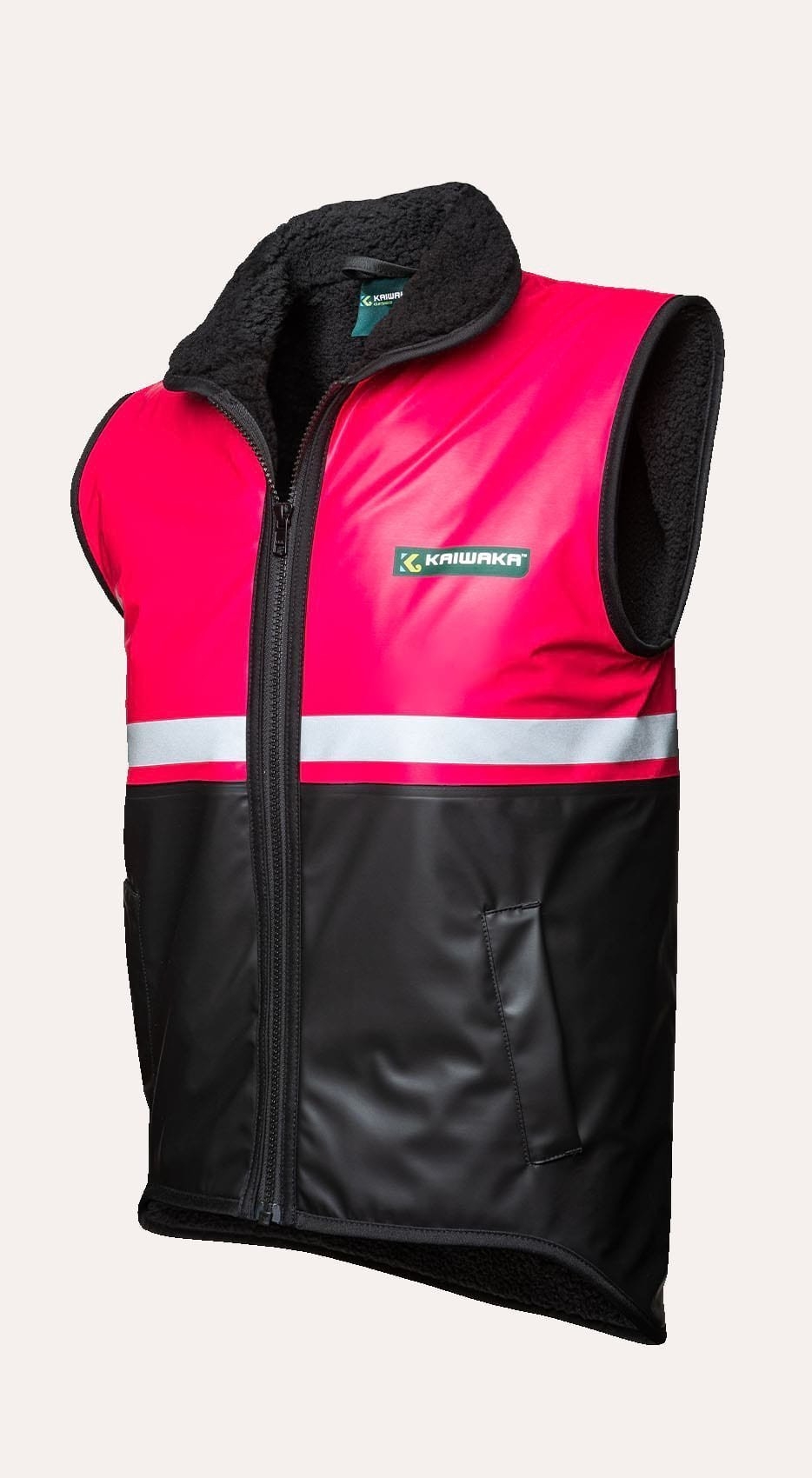 Kaiwaka Kids Vest Raspberry/Grey