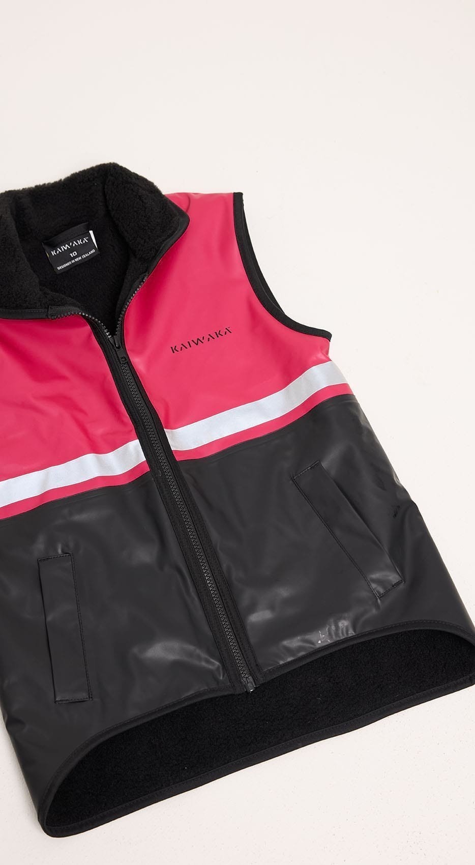 Kaiwaka Kids Vest Raspberry/Grey