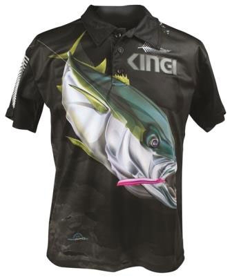 Mad About Fishing UPF40 Kingfish Polo Shirt 4XL