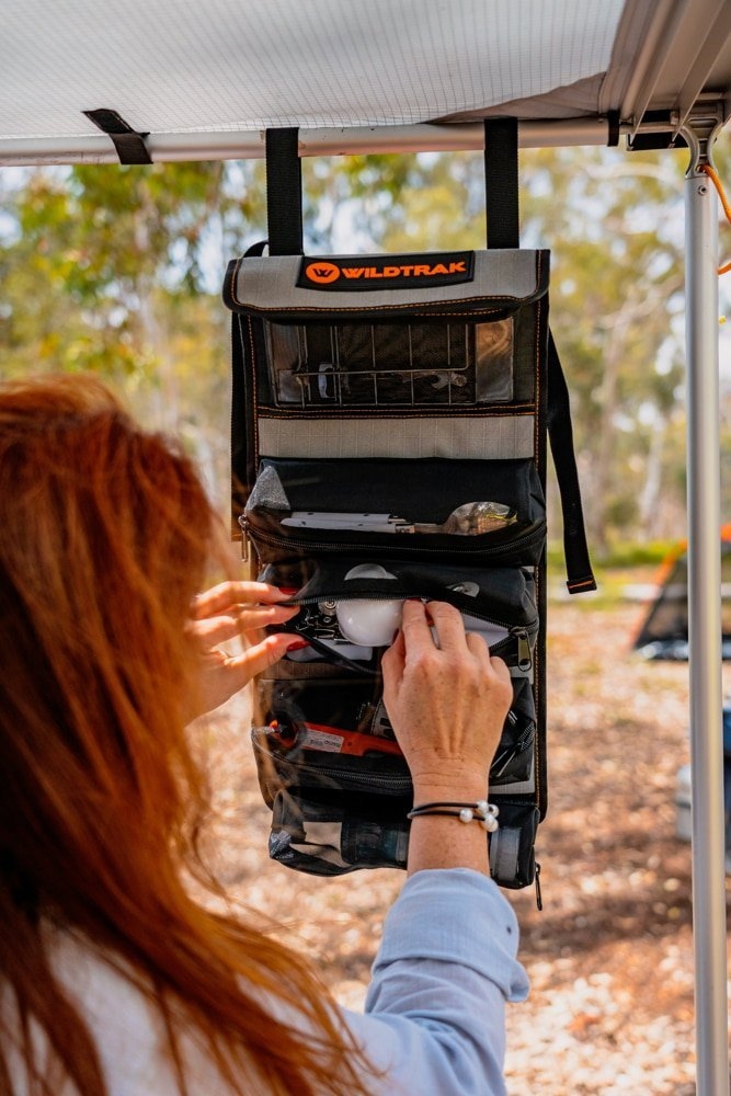 Wildtrak Explorer Hanging Roll Up Travel Organiser 60x24cm